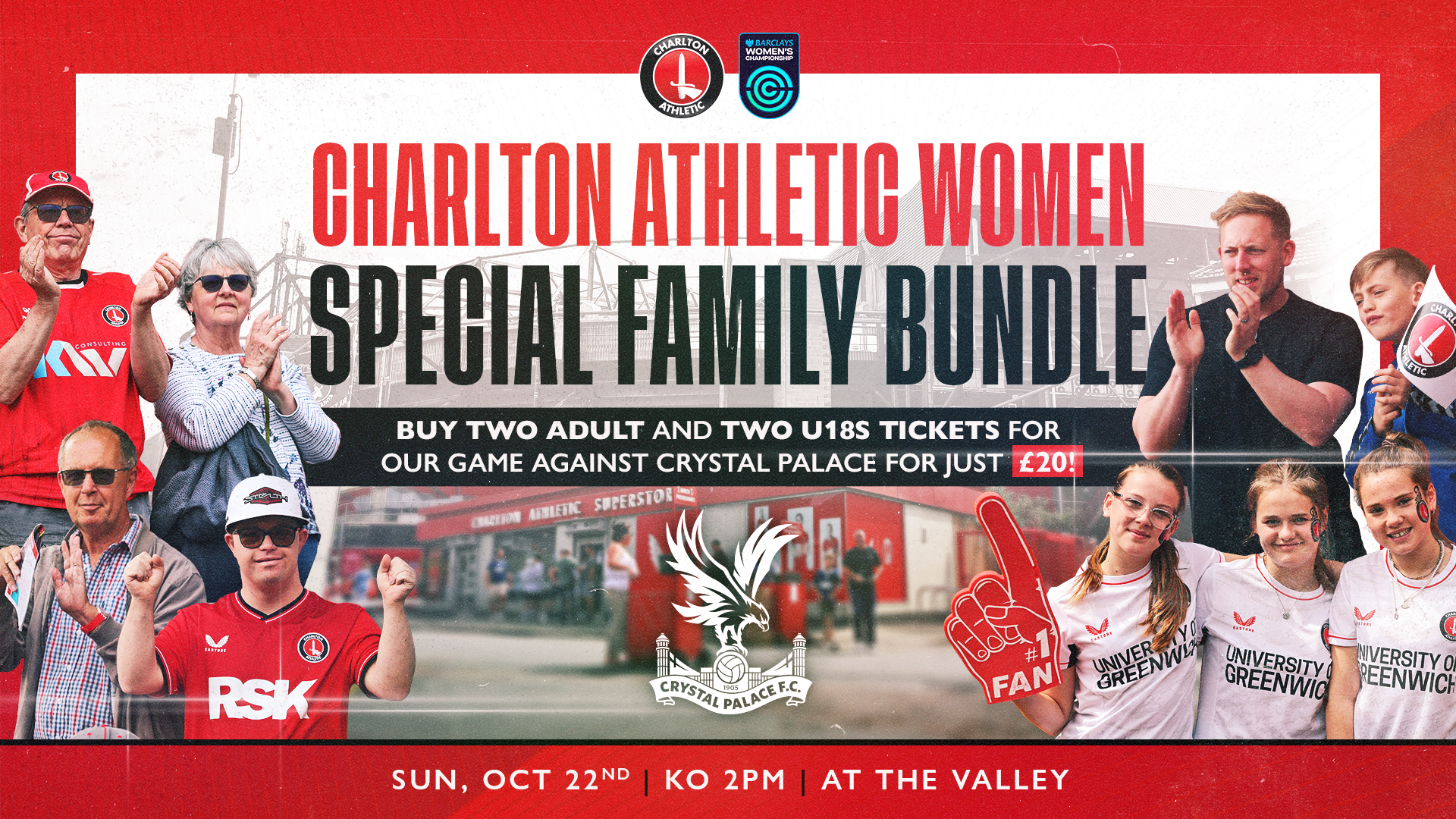 Charlton vs Crystal Palace