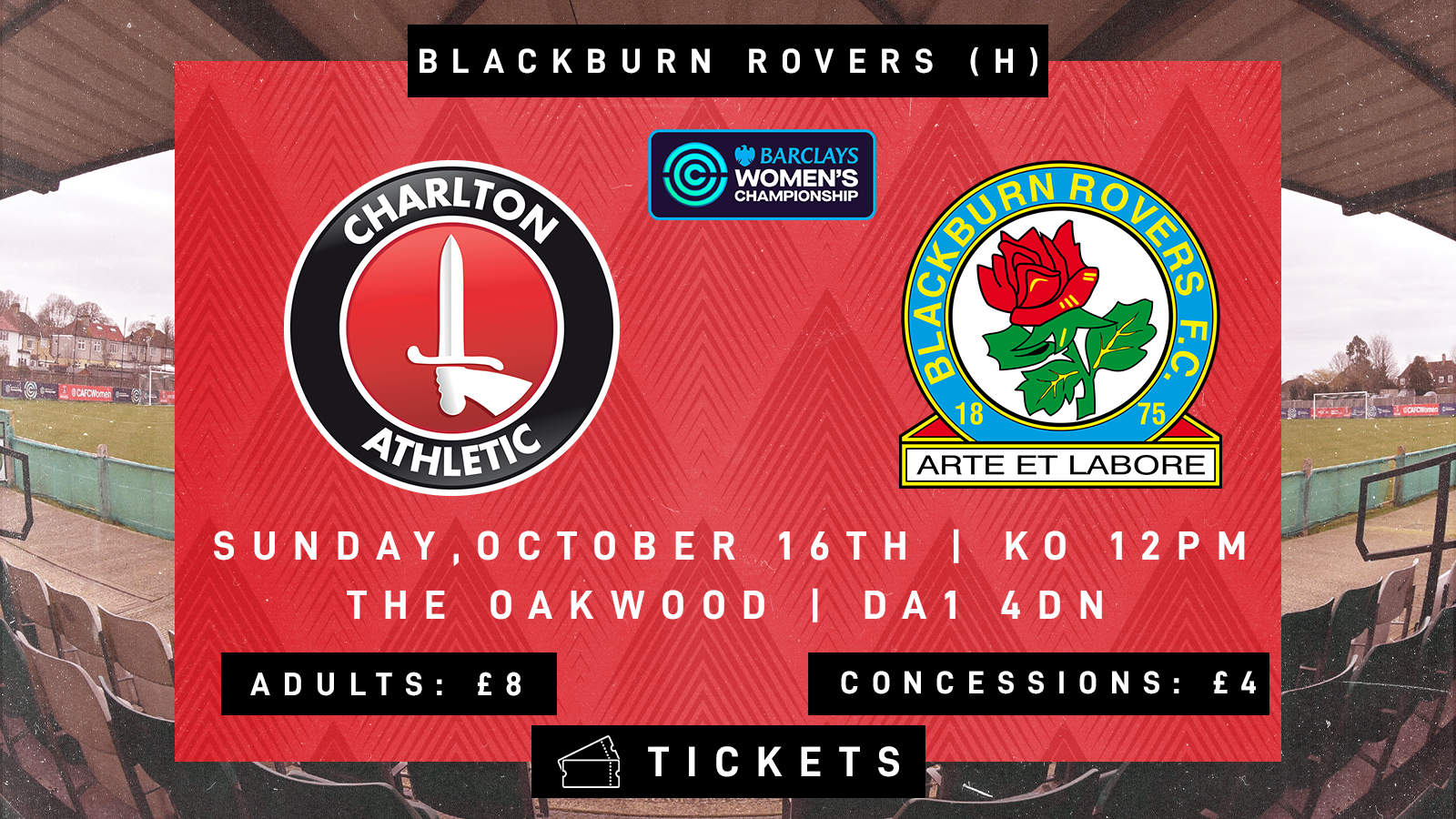 Charlton v Blackburn graphic