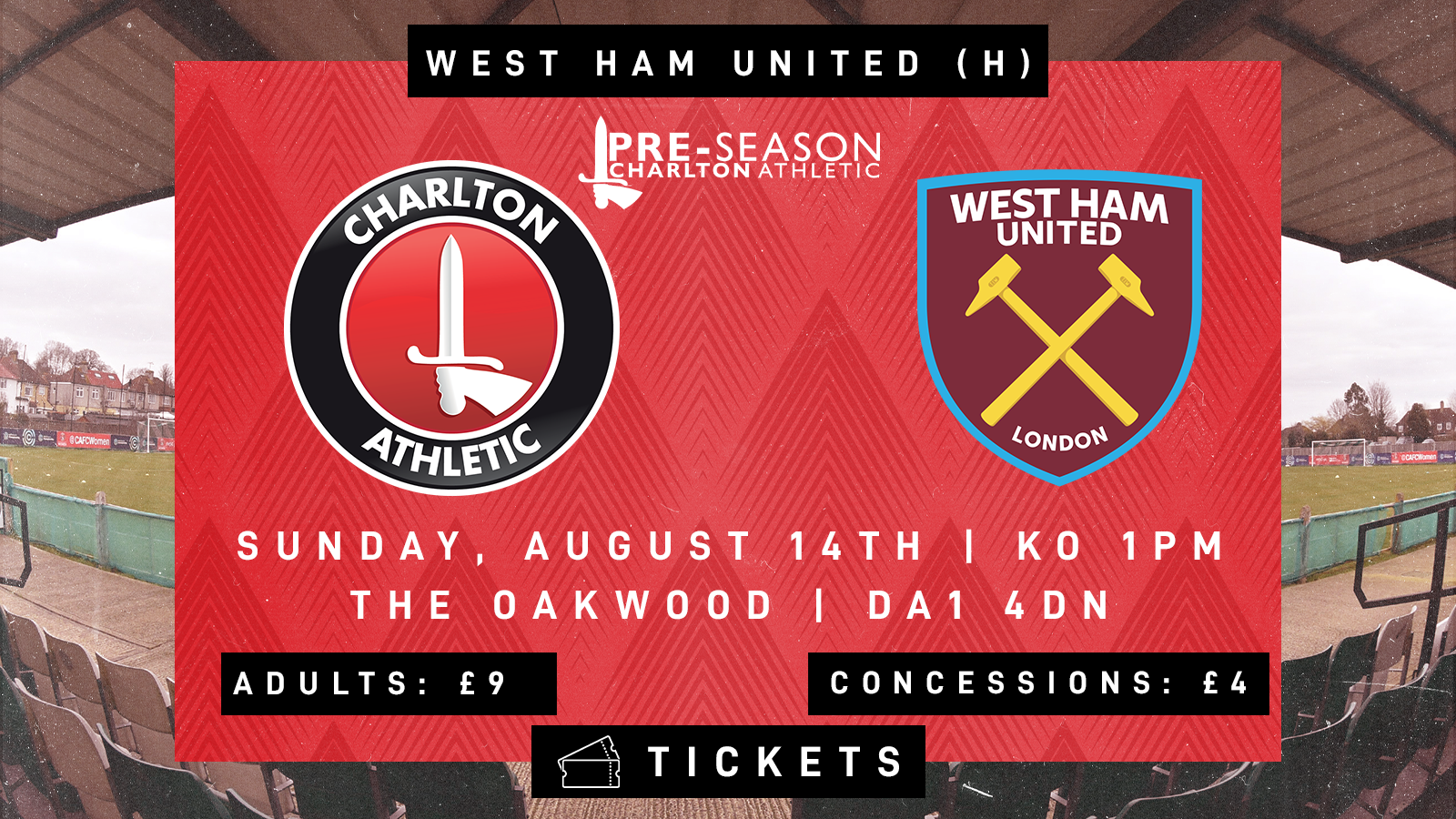 Charlton vs West Ham friendly