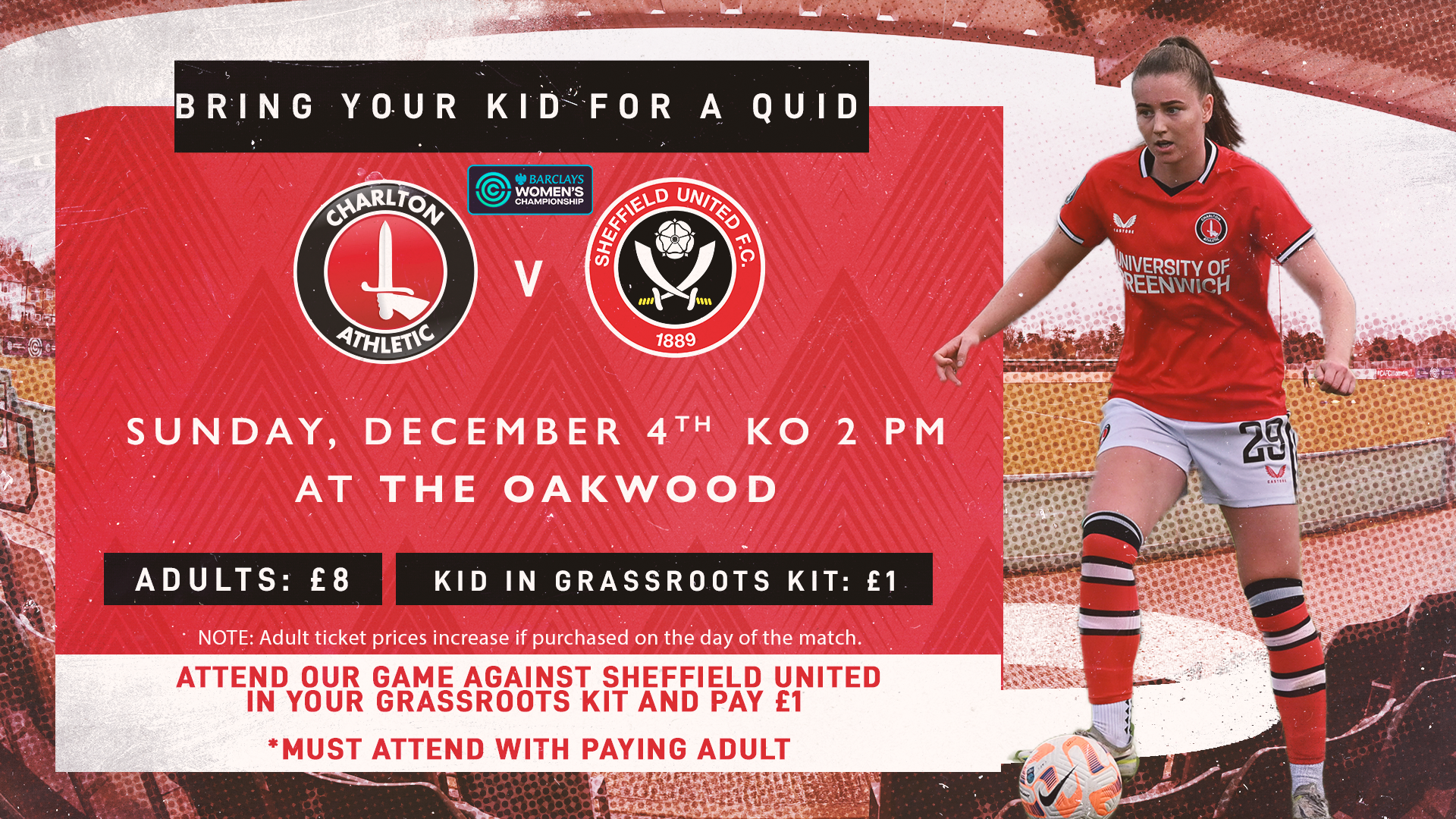 Bring your kid for a quid