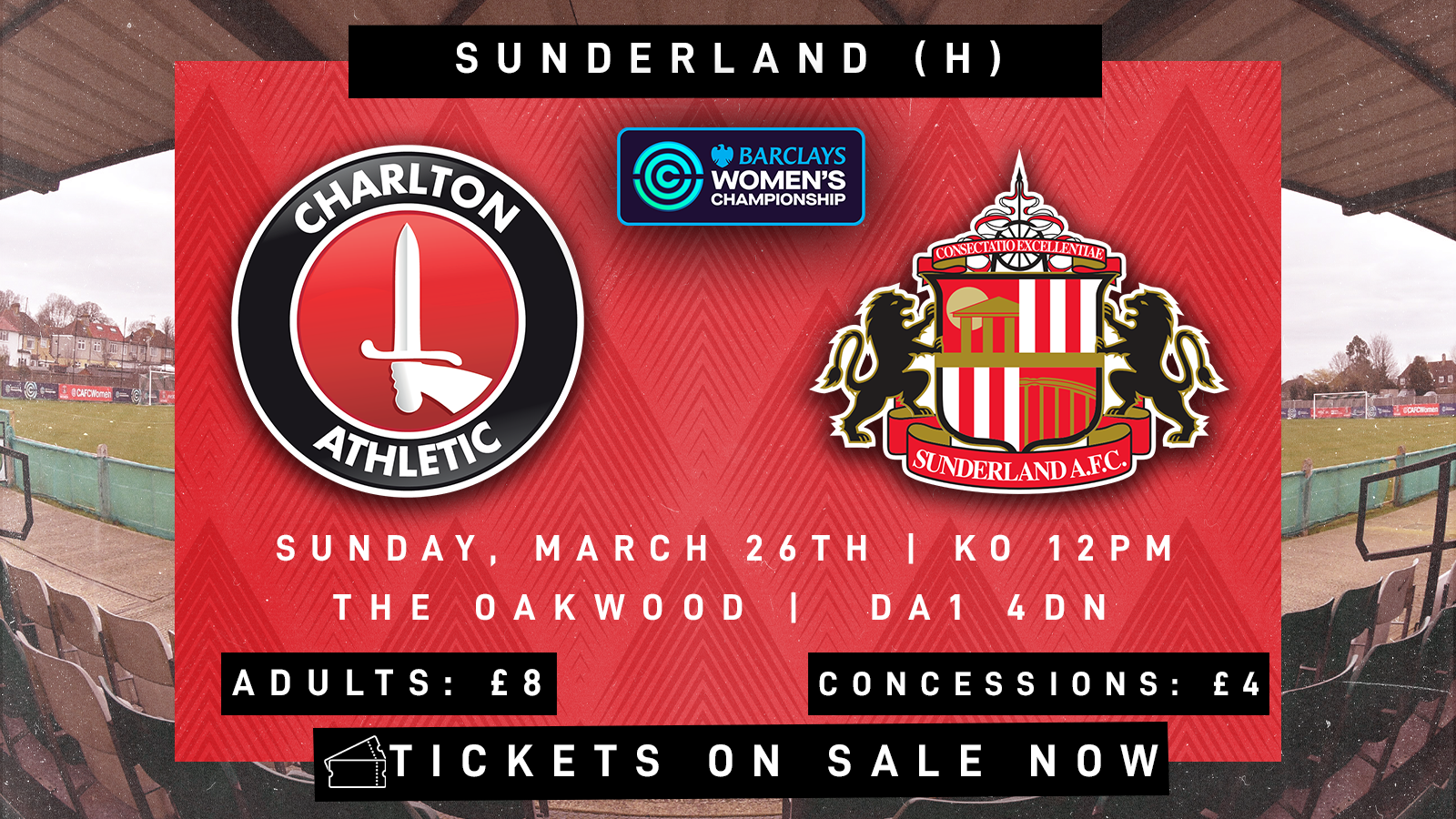 Charlton v Sunderland