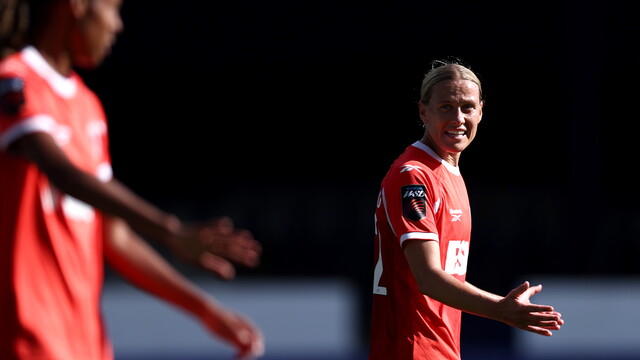 Emily van Egmond during Everton game