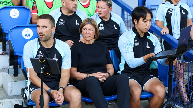 Karen Hills and her team at Everton