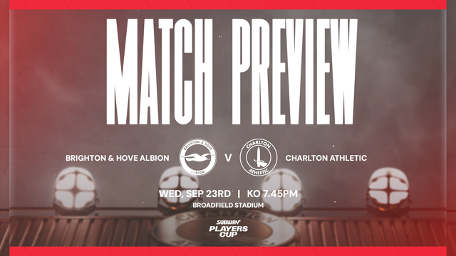 Match Preview Brighton vs Charlton