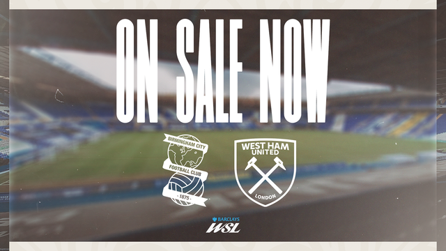 On Sale Birmingham West Ham