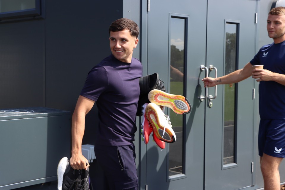 Albie Morgan returns to Sparrows Lane for the first day of pre-season