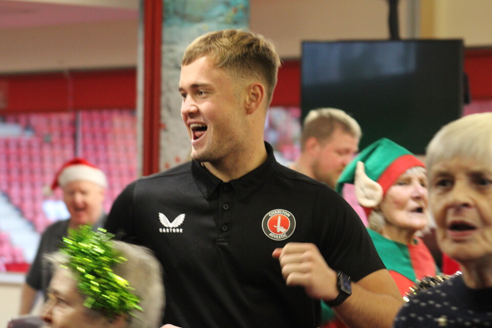 U21s player dancing