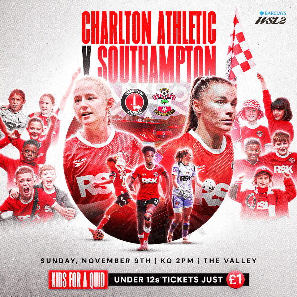 Charlton Athletic vs Southampton Tickets On Sale