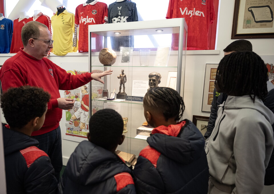 Charlton Athletic Under 9s visit the museum