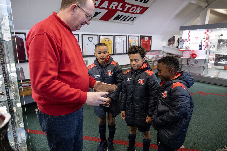 Charlton Athletic Under 9s visit the museum