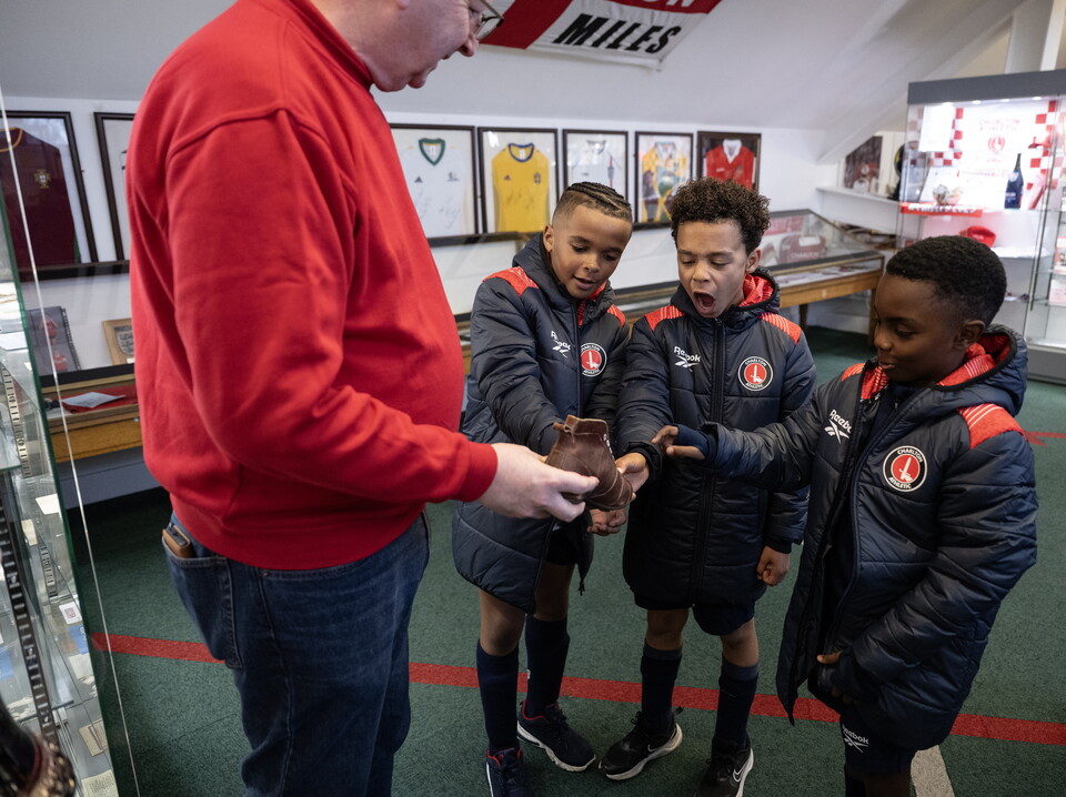 Charlton Athletic Under 9s visit the museum