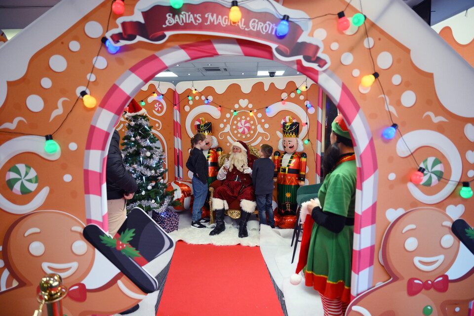 Junior Addicks visit Santa's Christmas Grotto