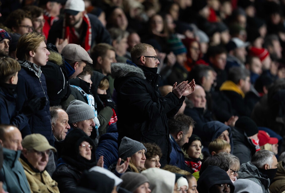 Supporters at The Valley
