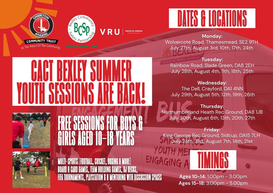 Bexley Summer Youth Sessions