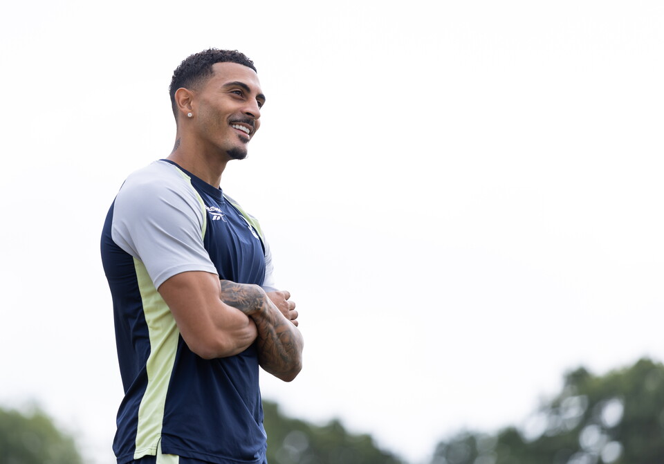 Karlan Grant in training