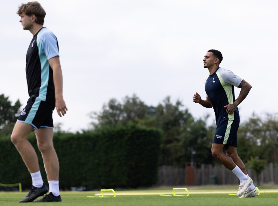Karlan Grant in training
