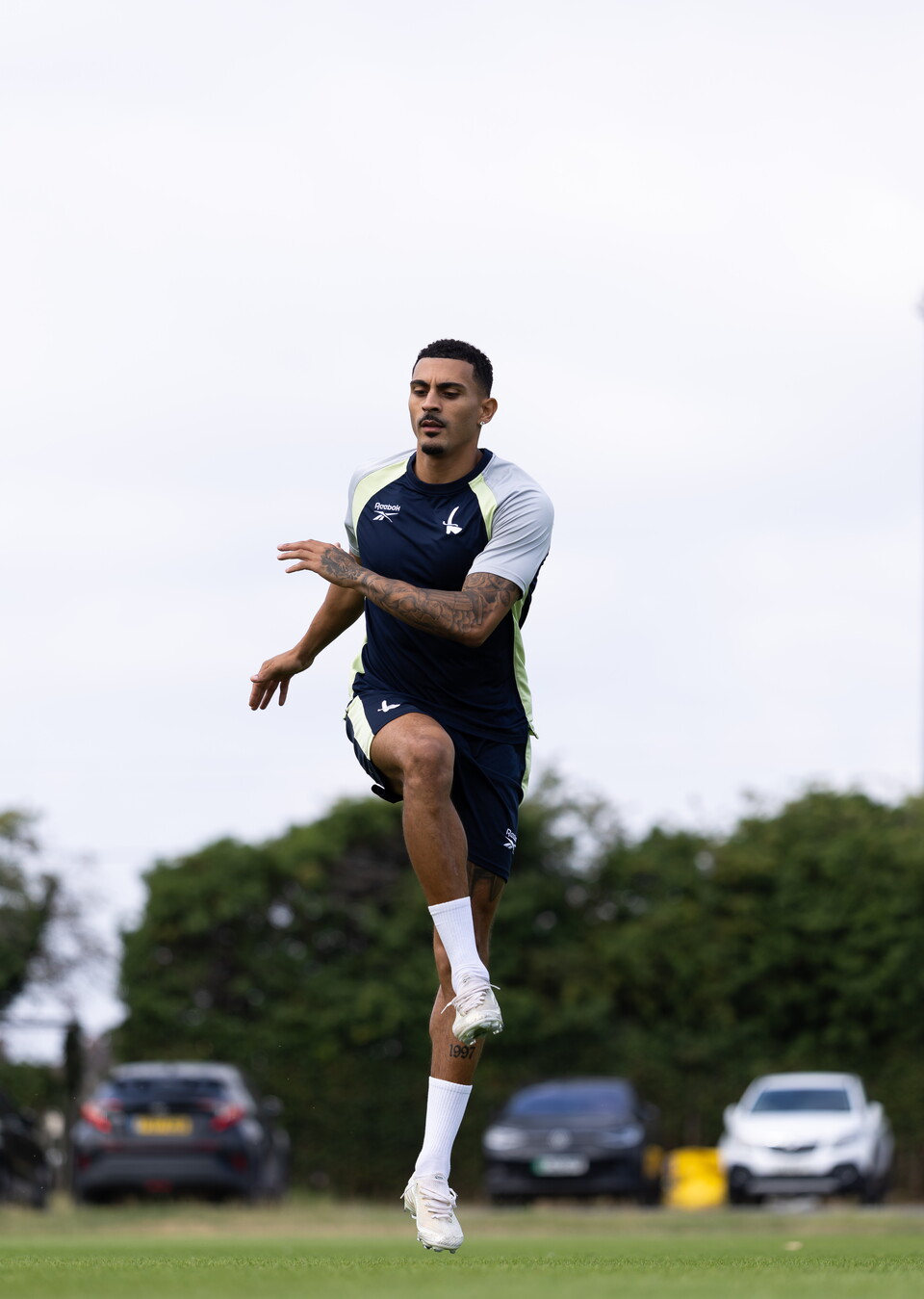 Karlan Grant in training