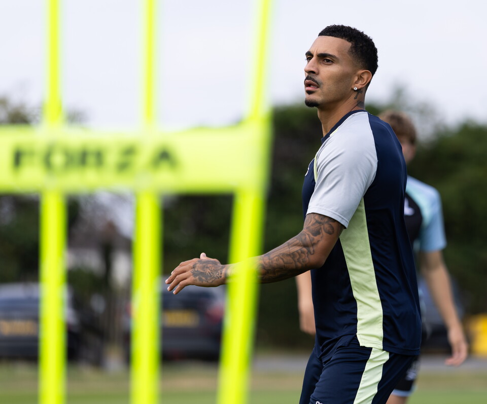 Karlan Grant in training