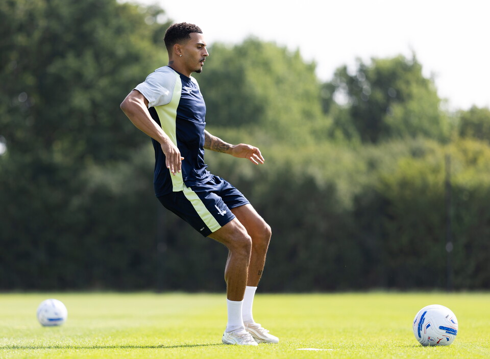 Karlan Grant in training
