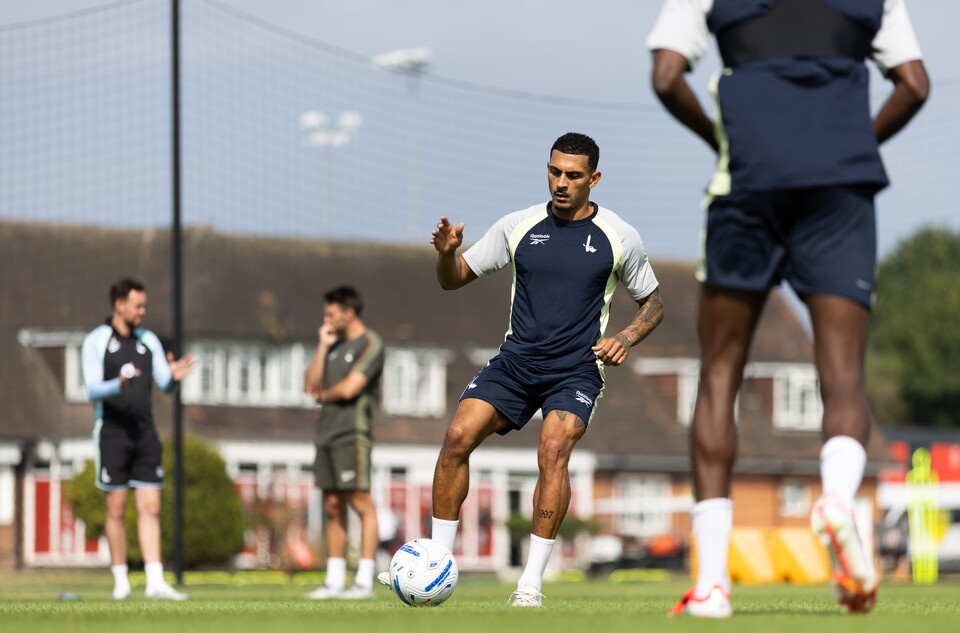 Karlan Grant in training