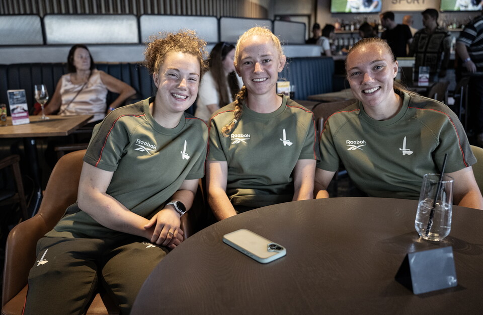 Mary McAteer, Lucy Fitzgerald and Kiera Skeels