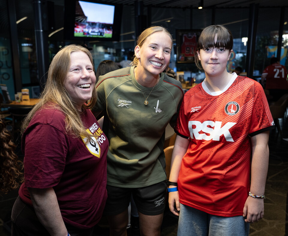 Sophie Whitehouse and fans