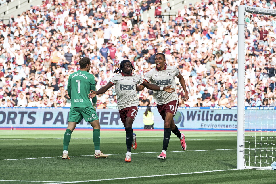 Tyreece Campbell celebrates