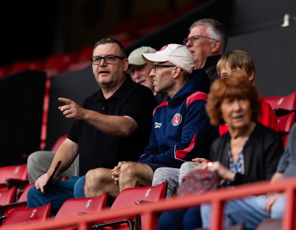 Supporters at The Valley 