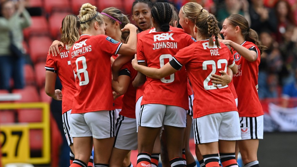 Team celebrate