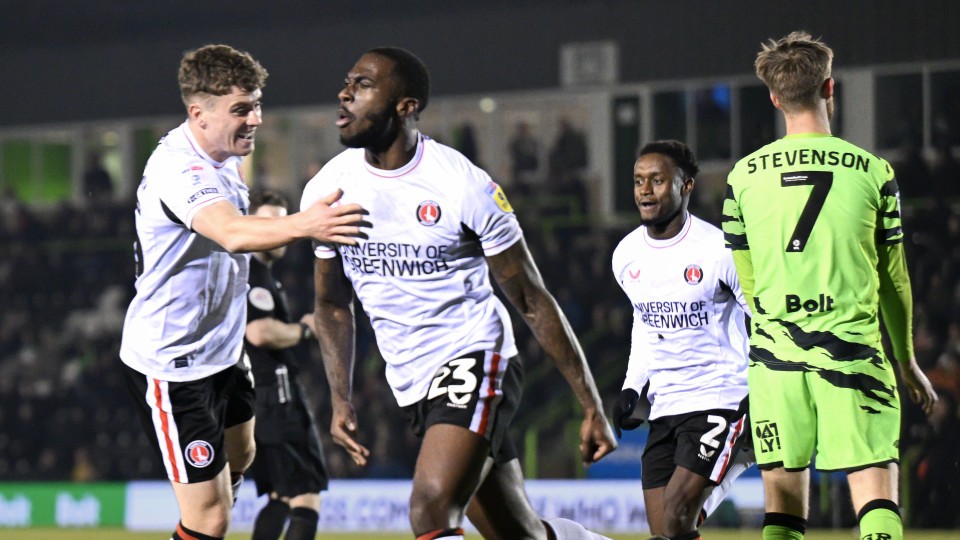 Blackett-Taylor celebrates his goal