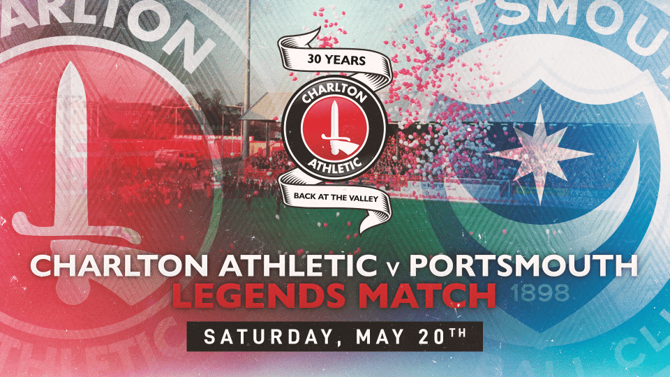 Charlton and Portsmouth logos