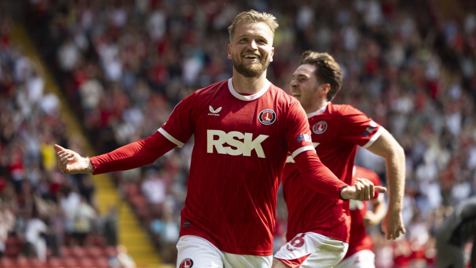 Luke Berry celebrating