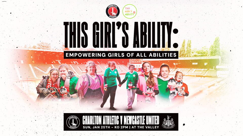 Charlton Athletic Women's Football Club and This Girl's Ability Charity