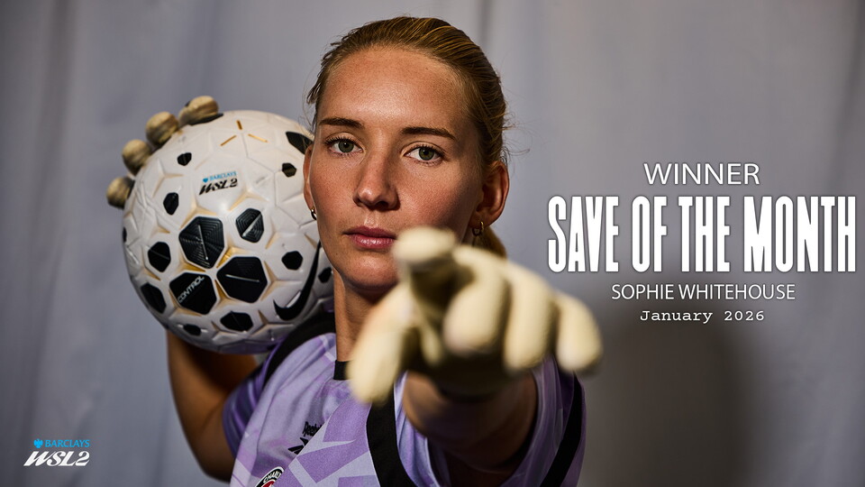 Sophie Whitehouse BWSL 2 Save of the Month Charlton Athletic