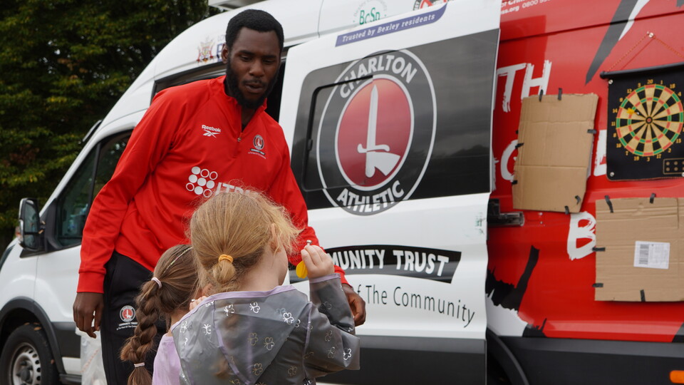 CACT staff delivering to young people