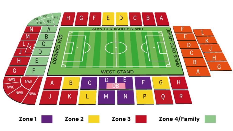 The Valley Stadium Map