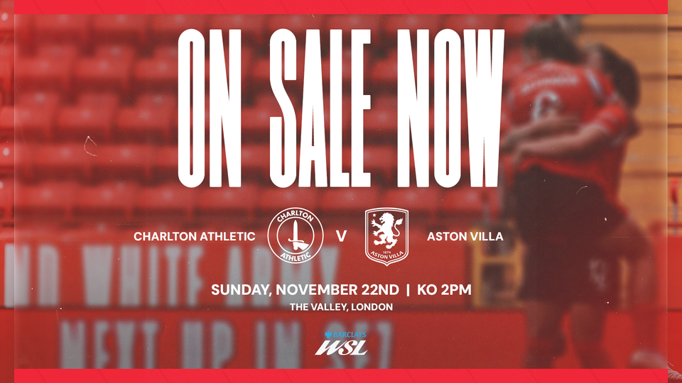 Aston Villa tickets on sale now 