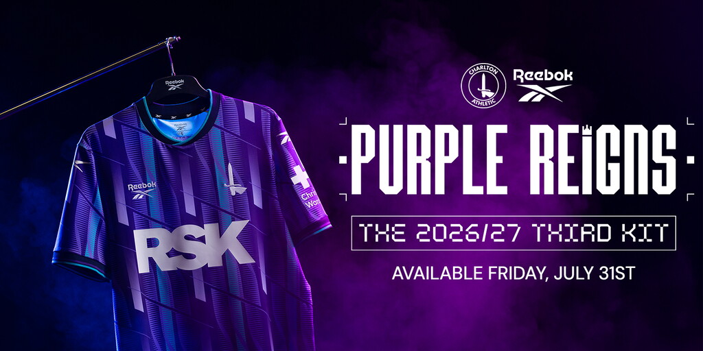 Reebok Ausweichtrikot 2026/27 vorgestellt | Charlton Athletic Football ...
